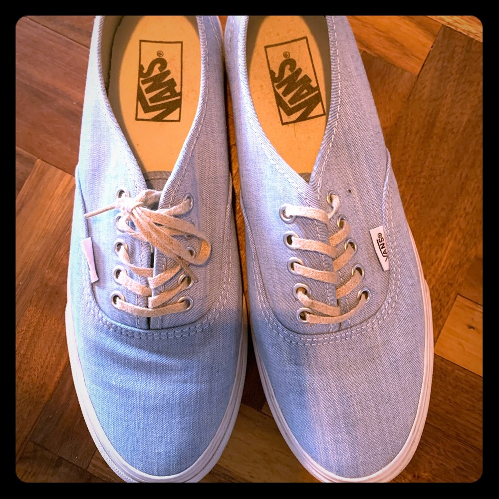 Chambray Vans